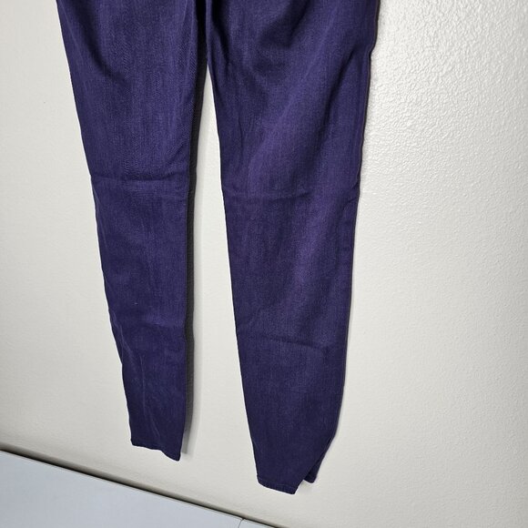Hudson Size 29 Purple Krista Ankle Super Skinny Jeans Mid Rise Stretch - Picture 7 of 9